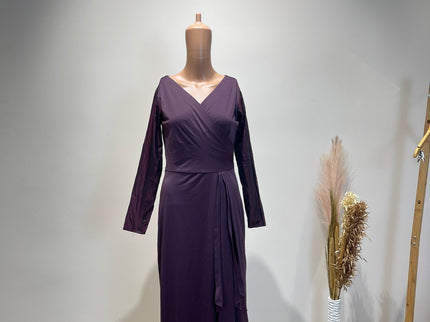 TRENDY DIVVA Women's Maxi Purple Dress - M Size