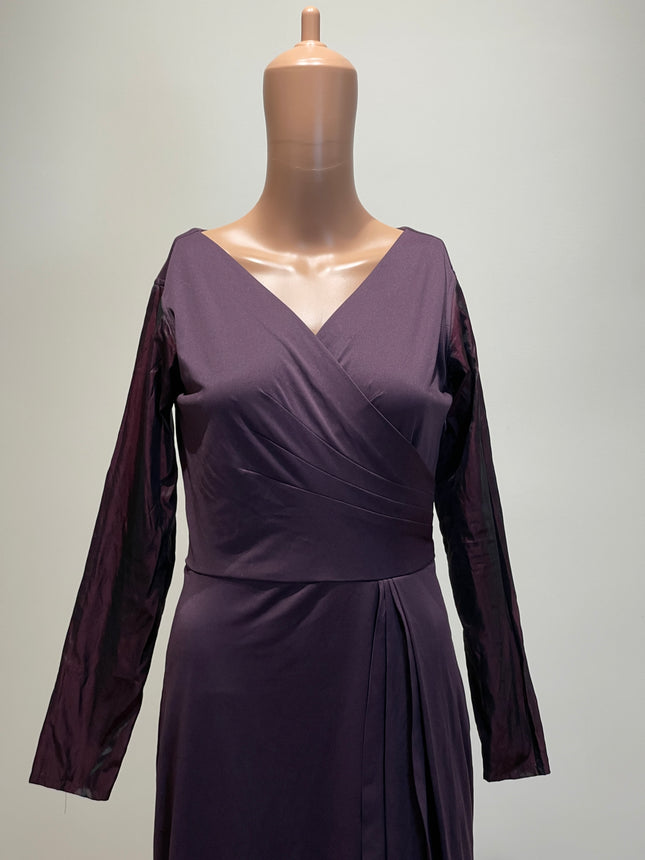 TRENDY DIVVA Women's Maxi Purple Dress - M Size