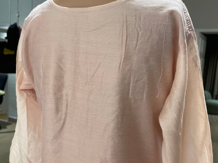Women's Casual Pink Kurta with Dupatta - L Size