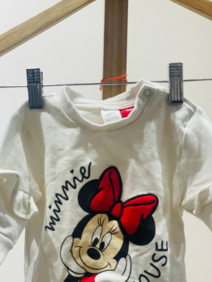 DISNEP Kid's Girl's White Top - 3-6 Month