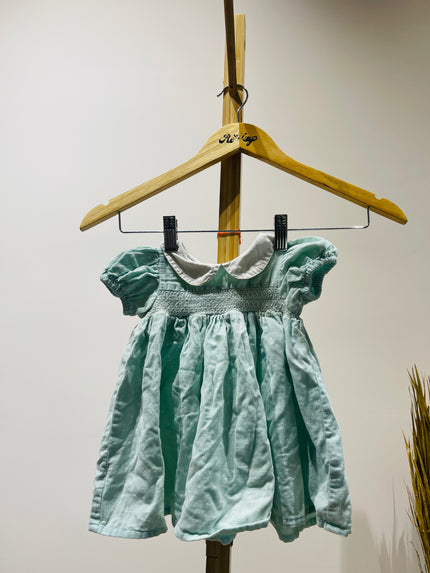 HOP BABY Kid's Girl's Bule Dress - 3-6 Month