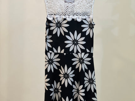 109 F Women's  Sleeveless Black Dress - S Size
