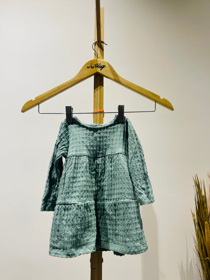 H&M Kid's Girls Green Dress - 3-6 Months