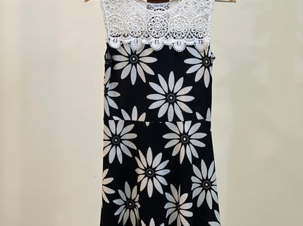 109 F Women's  Sleeveless Black Dress - S Size