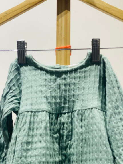 H&M Kid's Girls Green Dress - 3-6 Months