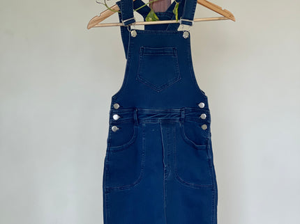 Women's Denim Blue Dungarees - S Size