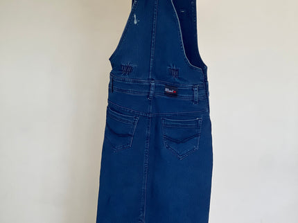 Women's Denim Blue Dungarees - S Size