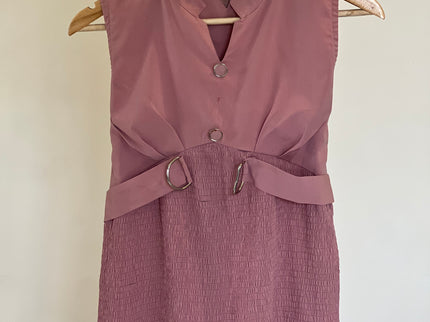 YAWEN Girls Top/Dress Sleeveless Rose Color - S Size