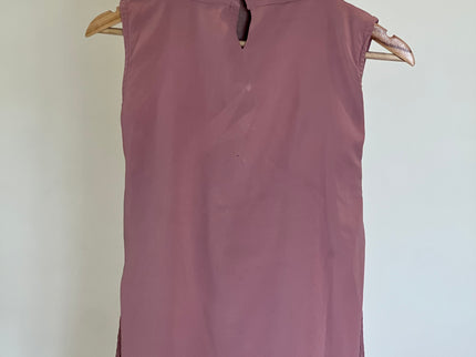 YAWEN Girls Top/Dress Sleeveless Rose Color - S Size