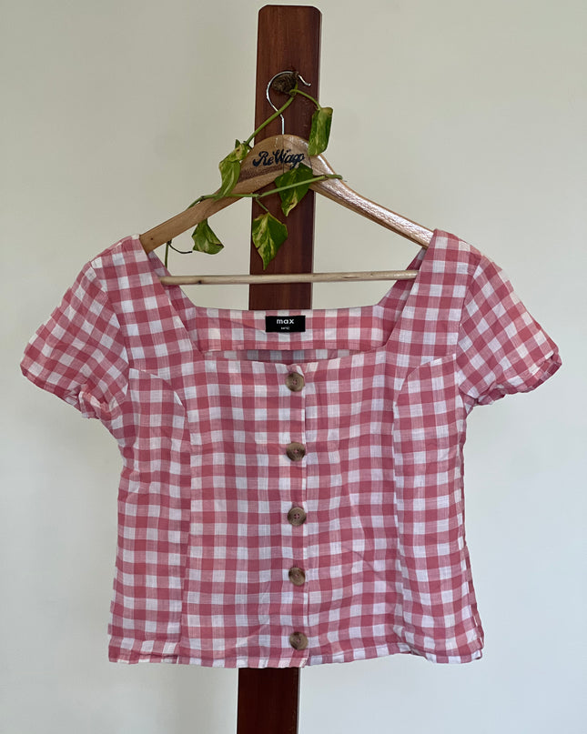 MAX Women's Checked CropTop M Size