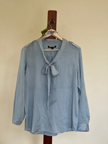 Women's Full Sleeve Blue Top - XL Size