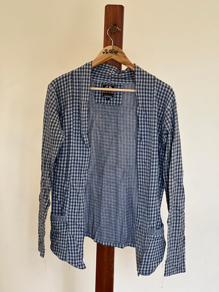 SPYK Women's  Checked Gray Shrug - L Size