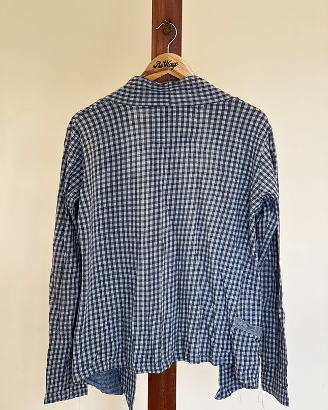 SPYK Women's  Checked Gray Shrug - L Size