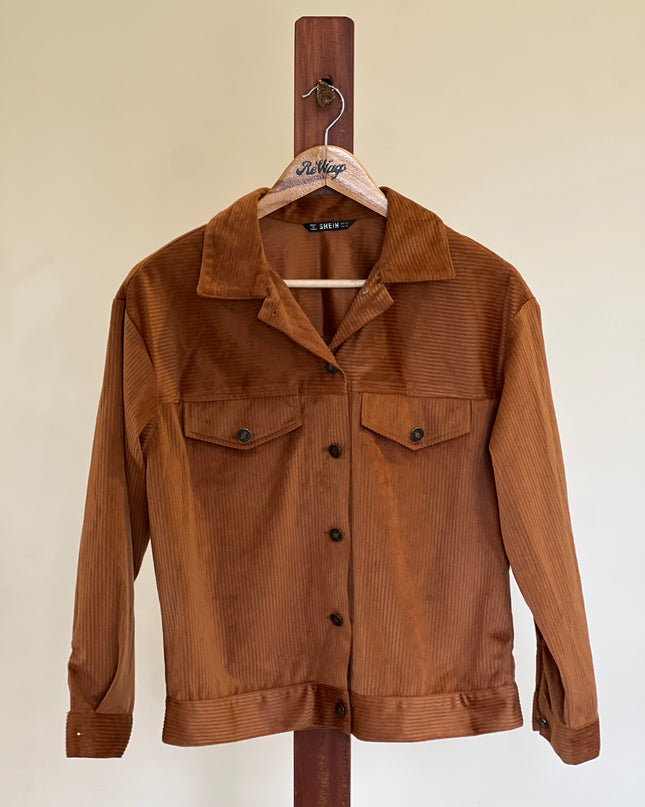Women's Brown Jacket Full Sleeve