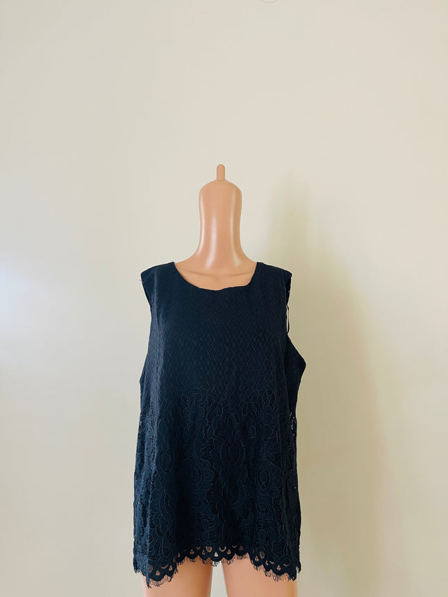 MAX Women's Casual Black Top - XL size