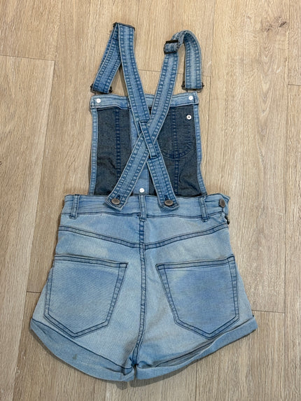 DIVIDED H&M Women's Casual Blue Dungaree shorts - S Size