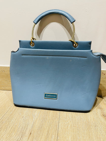 Women's Van Heusen blue polyurethane handbag