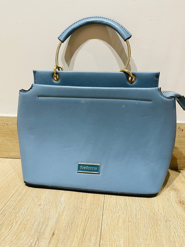 Women's Van Heusen blue polyurethane handbag