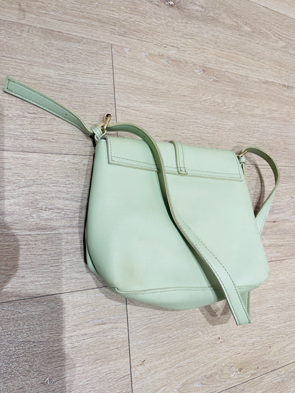 Women's Green Solid-Color Shoulder Bag