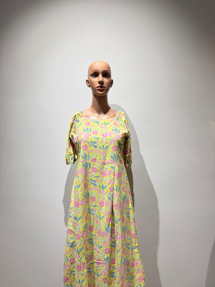 HAY Women's Casual Yellow Dress - M Size