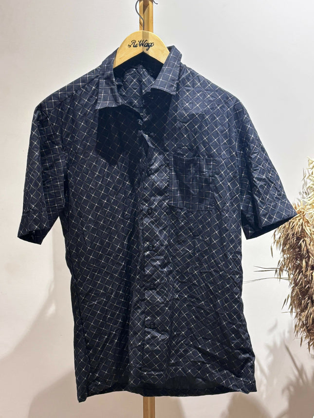 Men's Casual Black Shirt - XL Size