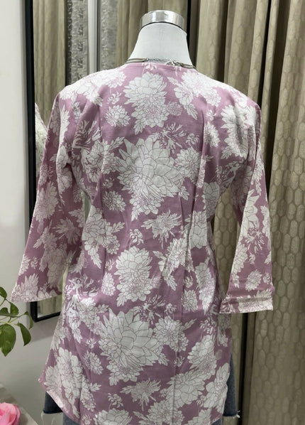 TANYA GARMENTS Floral Short Kurti