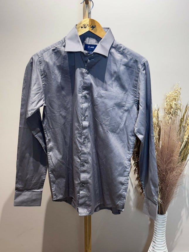 Men's Casual Medium Gray Shirt - M size