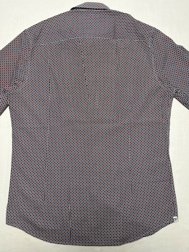 CR7 Men's Printed Long Sleeve Shirt