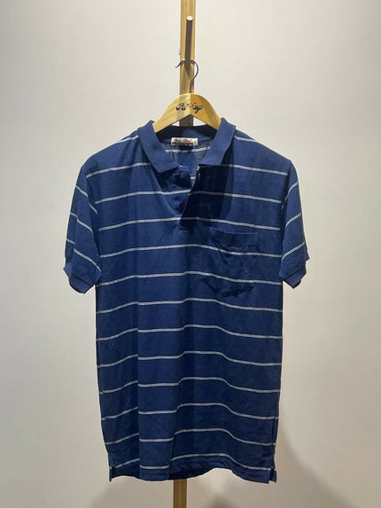 Men's Casual Blue T-Shirt - XL Size