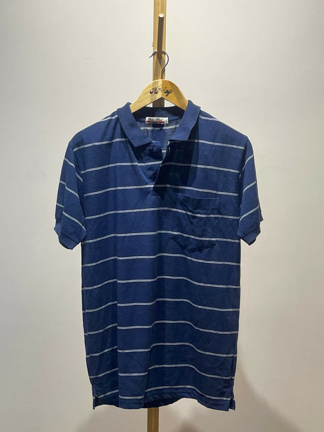 Men's Casual Blue T-Shirt - XL Size