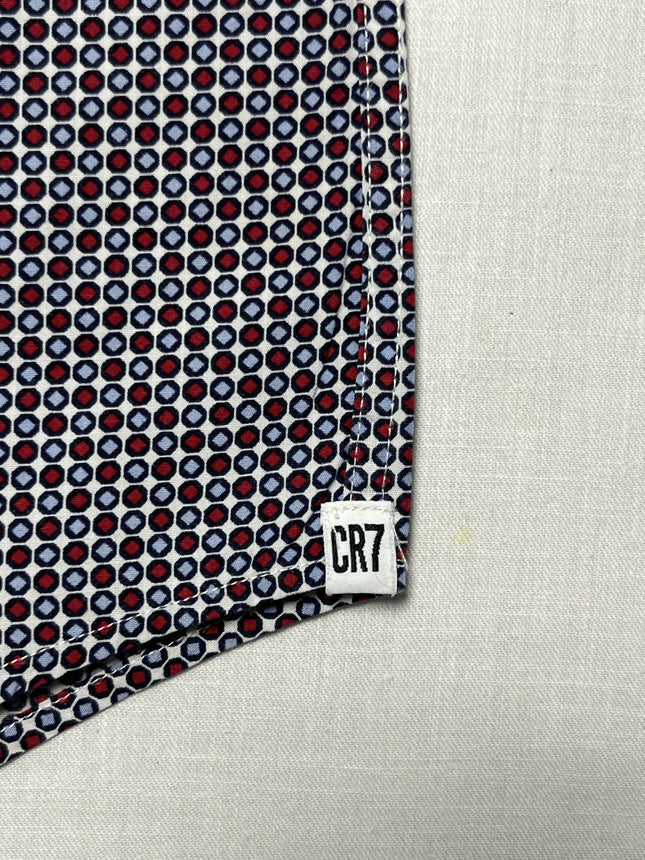 CR7 Men's Printed Long Sleeve Shirt