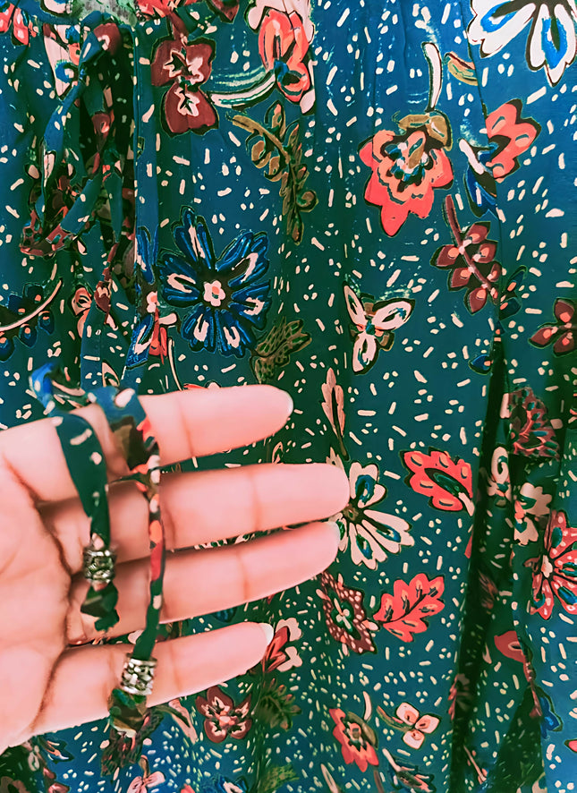 Boutique Collection Women's Teal Green Top - XL Size