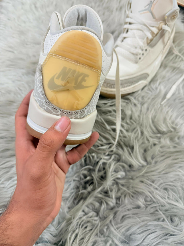 NIKE Air Jordan 3 Retro Craft 'Ivory' UK 9.5