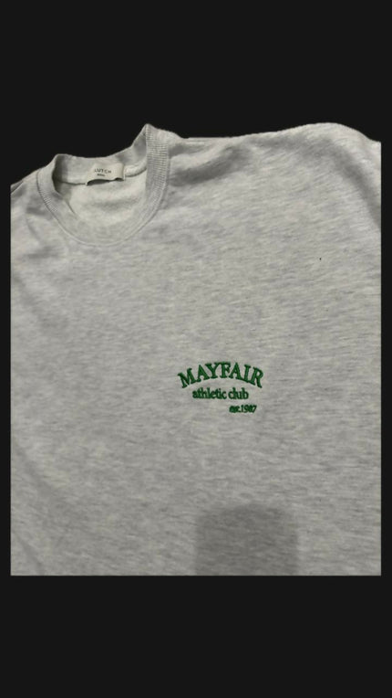 Men's Mayfair athletic club White sweatshirt - XL Size