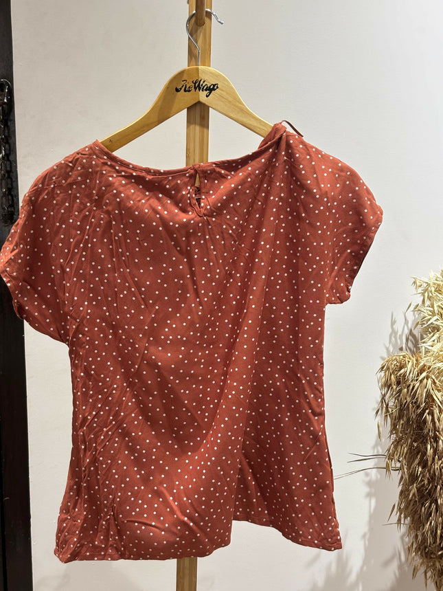 Women's Casual Begie Top - M Size
