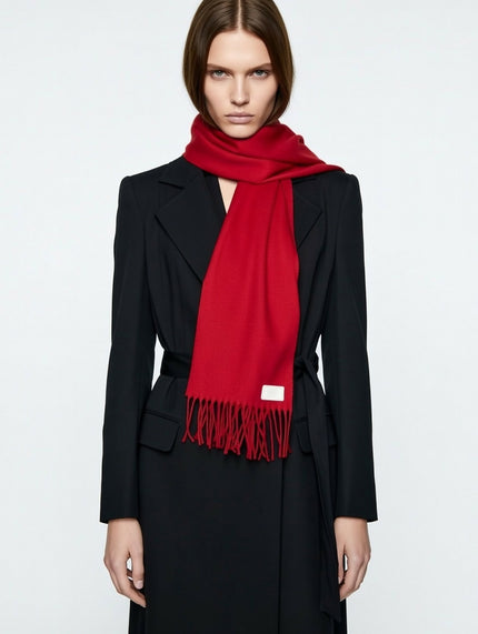 Pre owned Coach Solid Red Women's Scarve!