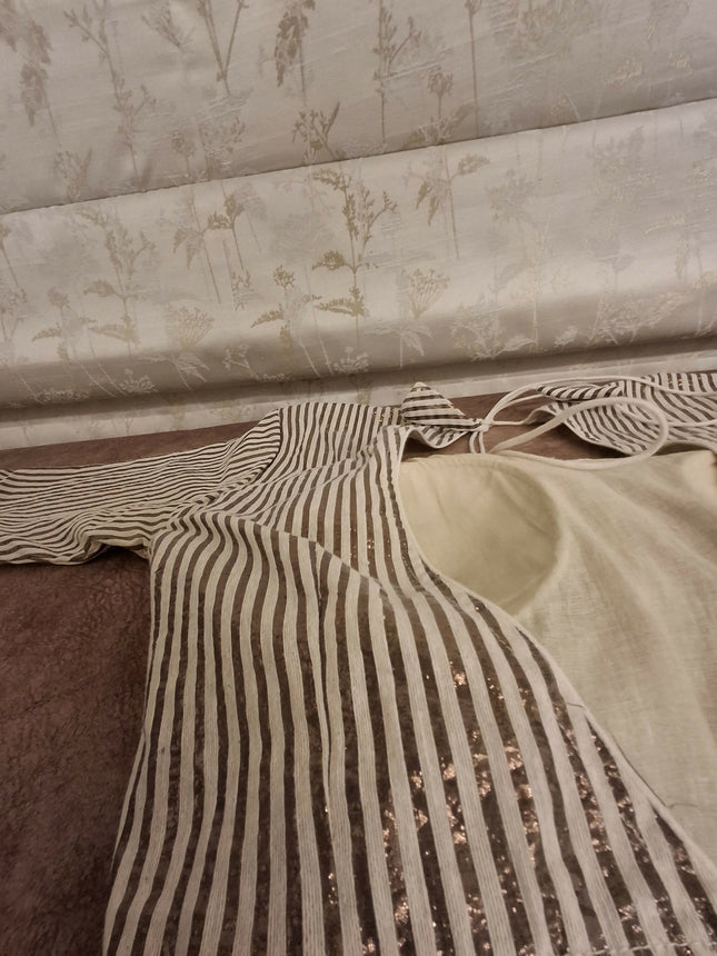 Padded Blouse - Back Open Tie Up - Ethnic and Modern - Suitable for M & S