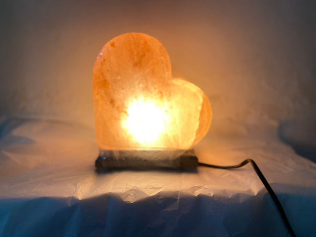 ONEarth  Heart Shape Himalayan Salt Lamp