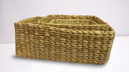 ONEarth Set of 3 baskets - Water Reed (Kauna Grass)