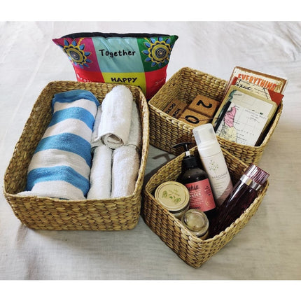 ONEarth Set of 3 baskets - Water Reed (Kauna Grass)