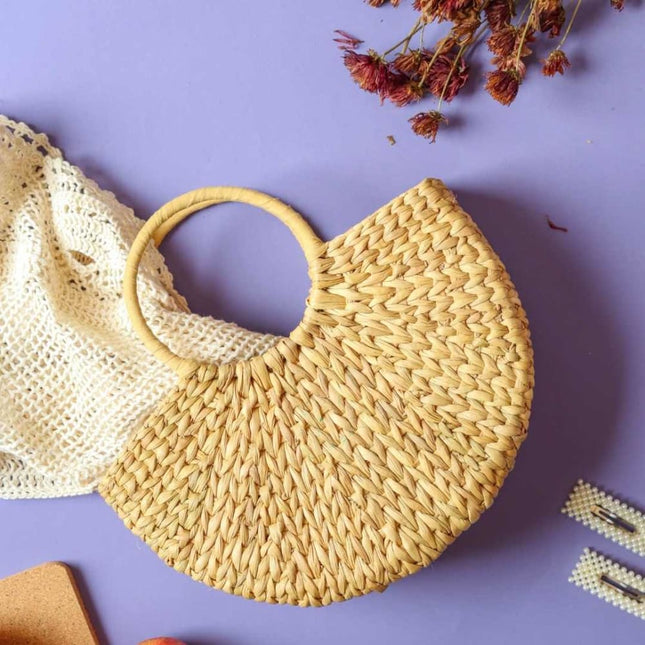 ONEarth Water Reed (Kauna Grass) Hand Bag - Small