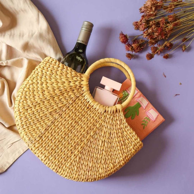 ONEarth Water Reed (Kauna Grass) Hand Bag - Small