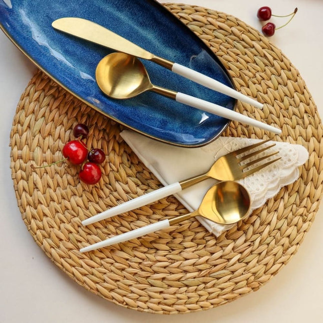 ONEarth Placemats - Water Reed (Kauna Grass) Set of 4