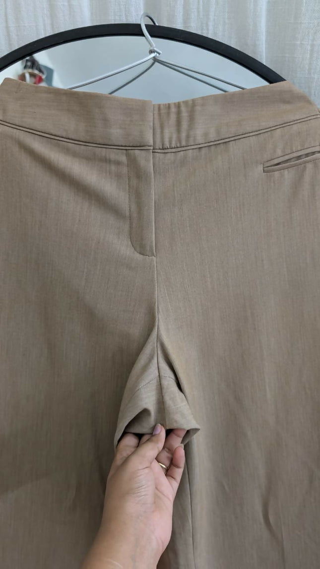 Women's Straight beige pants - 26 Size