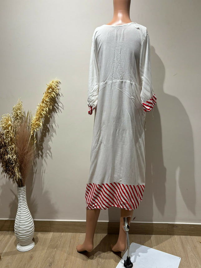 Women's Casual White Kurta - M Size