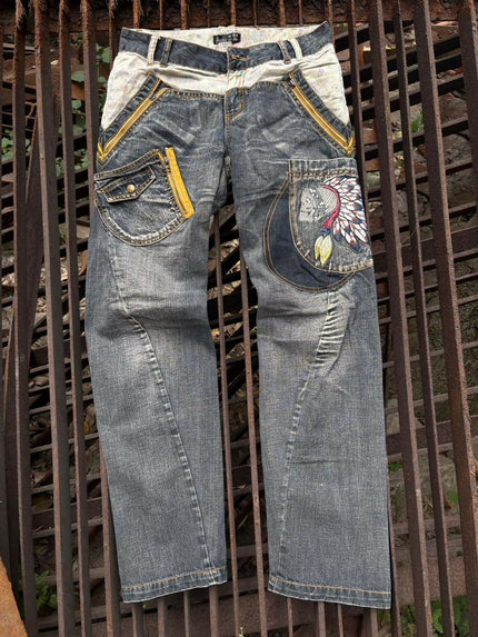 Men's Vintage Doublefocus Double Waist Jean - S Size