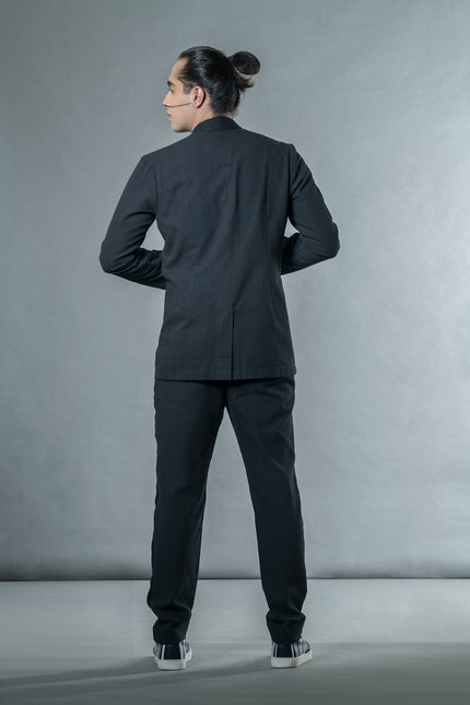 Anushe Pirani Men's Jacket With Box Pleat Pockets