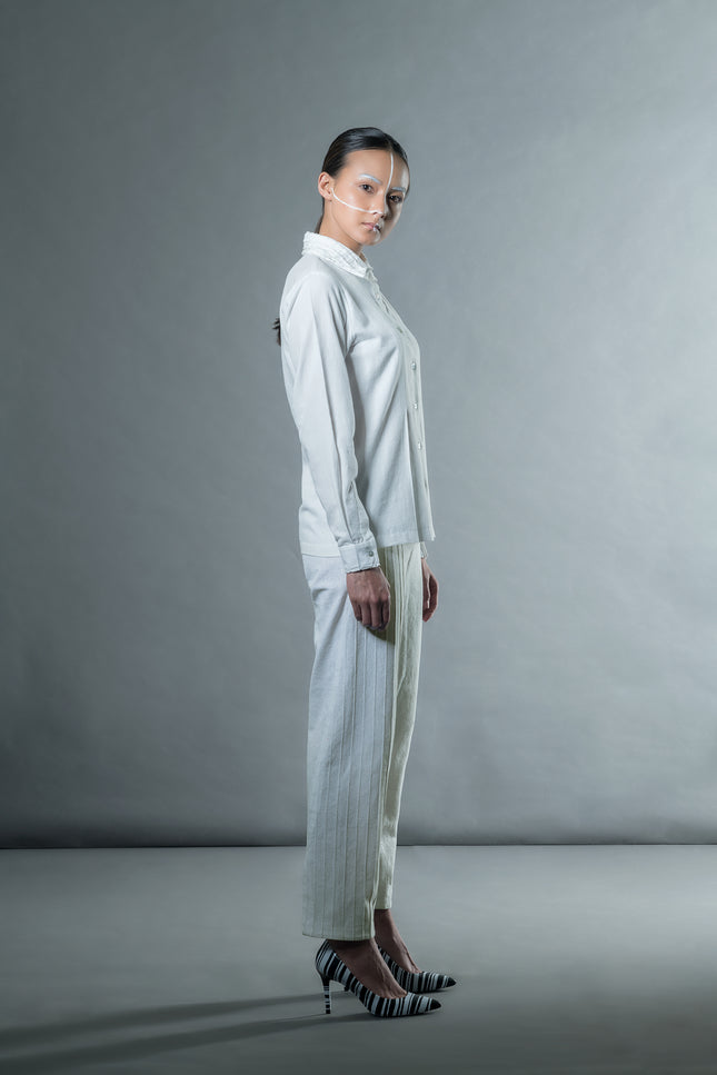 Anushe Pirani Women's Pants With Pin Tucks