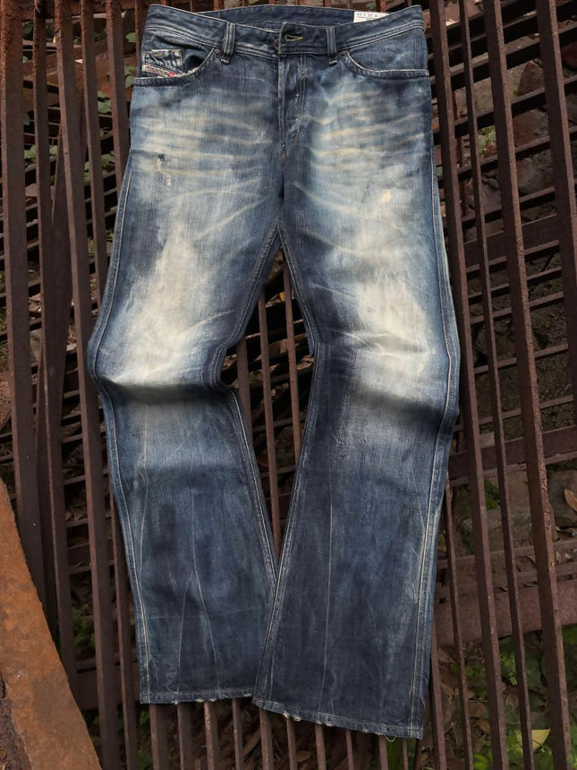 Men's Regular Slim Straight-Leg Jeans - S Size