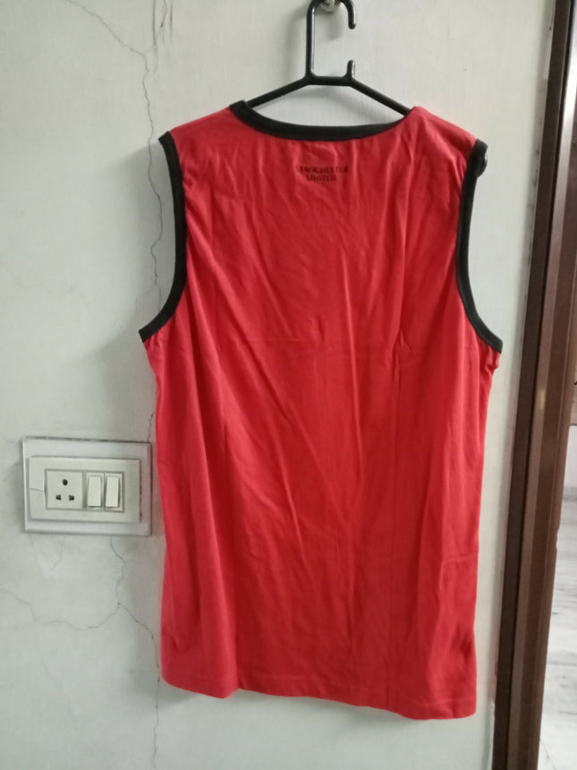 Men's Red Manchester United tank top - L Size